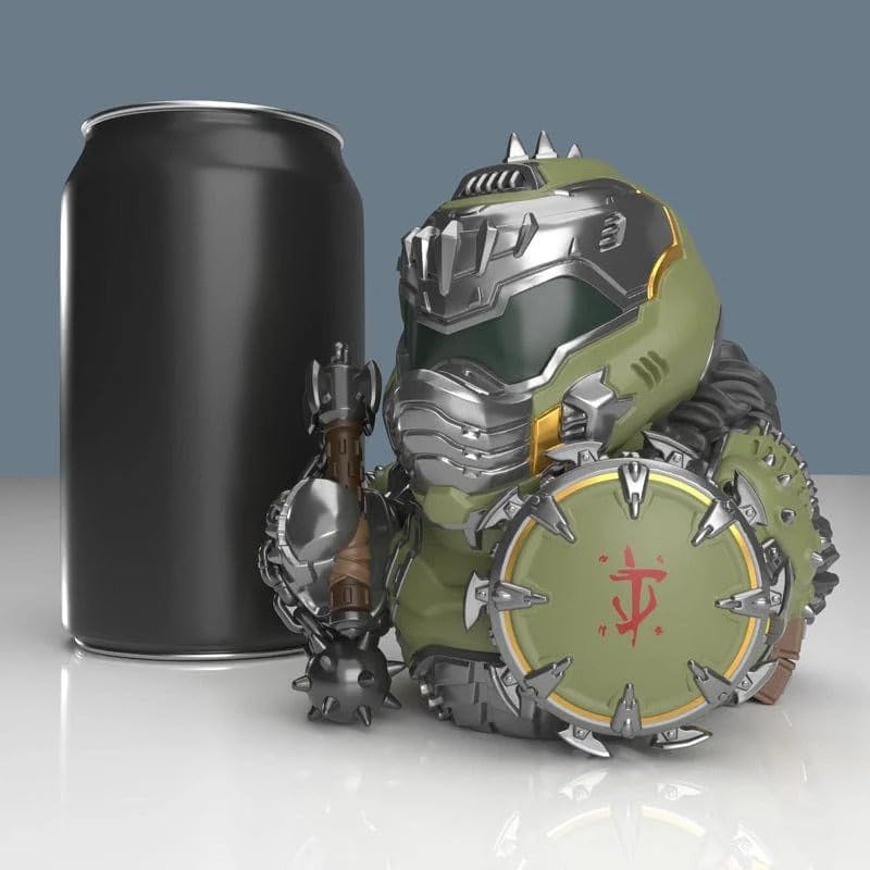 Tubbz Doom The Dark Ages: "Doom Slayer" Paperella Vinyl Figure Collezione 9cm Duck