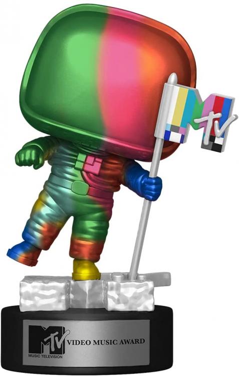 Funko Pop ! Icons Mtv Moon Person - (18) Rainbow Figure Vinyl 9Cm Nuovo Music
