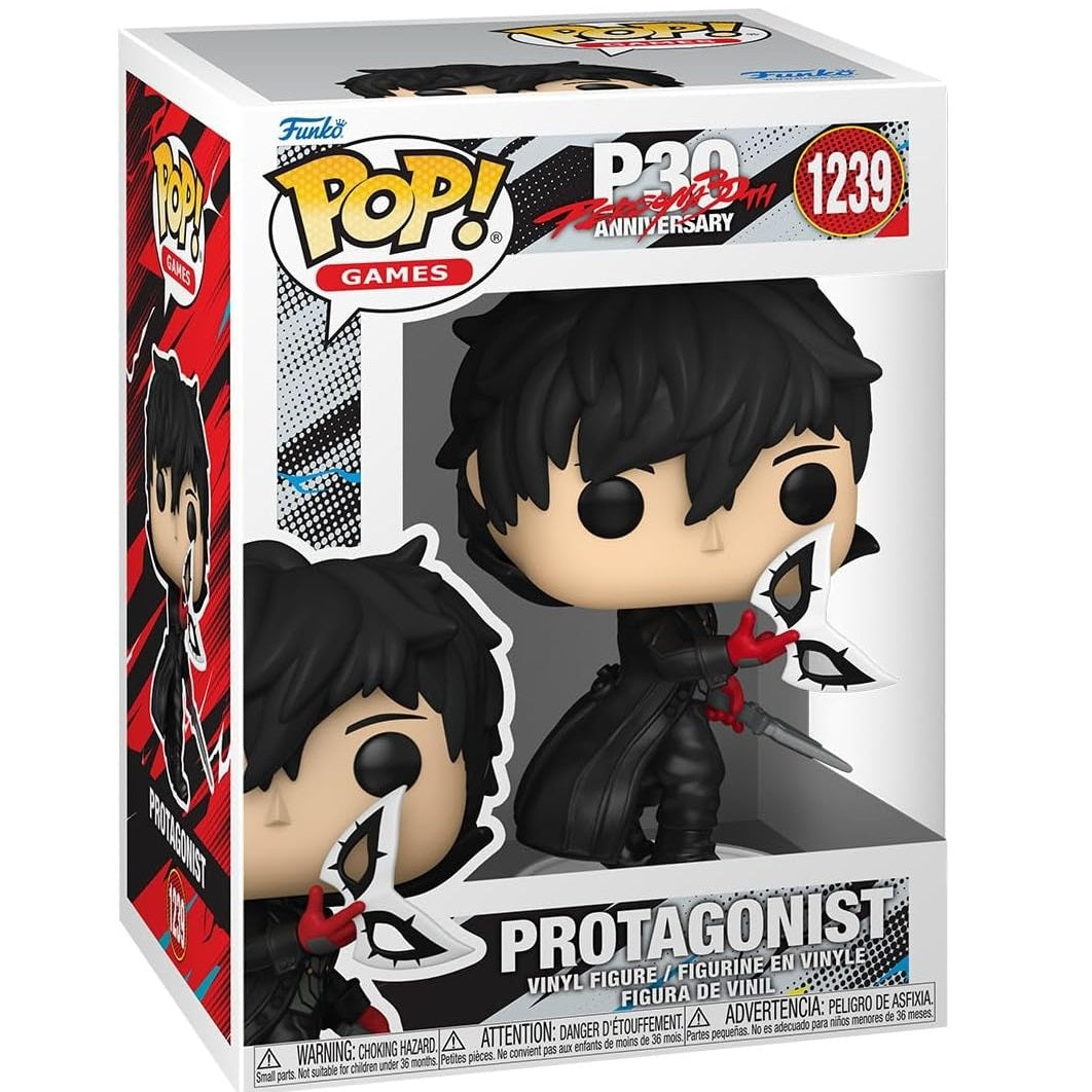 Funko Pop! Games: Persona 5 - Persona 30th Anniversary (1239) Protagonist - Vinyl Figure 9cm