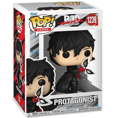 Funko Pop! Games: Persona 5 - Persona 30th Anniversary (1239) Protagonist - Vinyl Figure 9cm