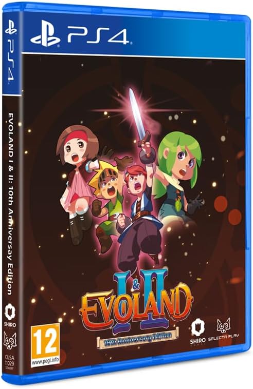 Evoland I&II 10th Anniversary Edition Ps4 Videogioco Multilingua Playstation 4
