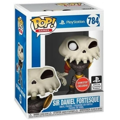 Funko Pop ! Games - Playstation Medievil (784) Sir Daniel Fortesque Figure 9Cm