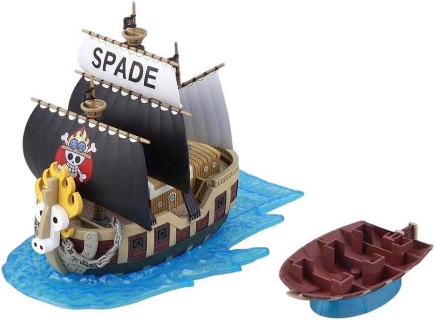 Bandai One Piece: Spade Pirates Ship Model Grand Ship Collection Model Kit 12cm