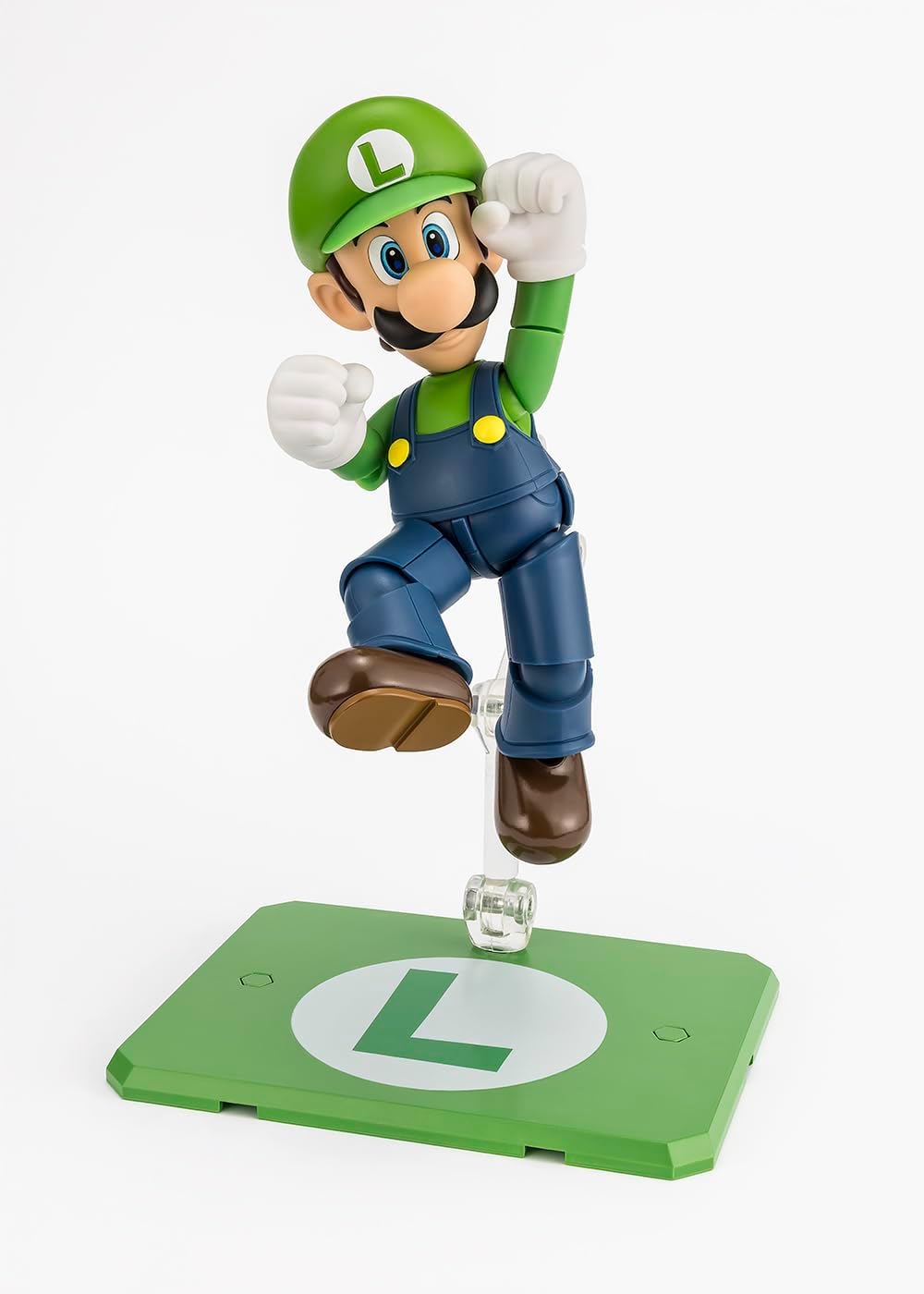 Bandai Namco S.H. Figuarts: Luigi (Super Mario) - Figure Articolata 16cm Tamashi Nations