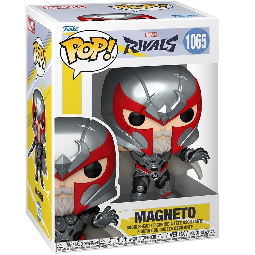 Funko Pop! Marvel Rivals (1065) Magneto - Bobblehead Vinyl Figure 9cm