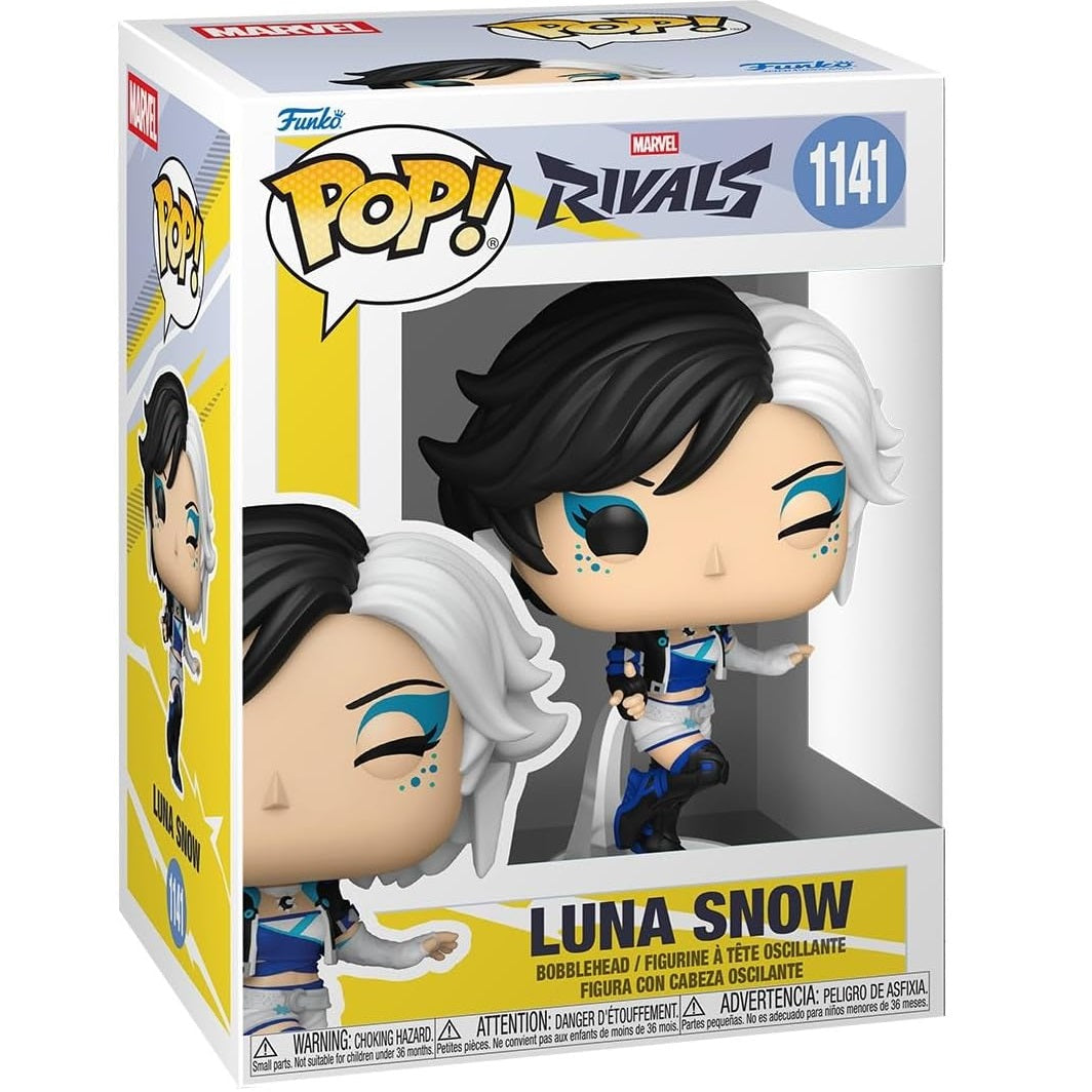 Funko Pop! Marvel Rivals (1141) Luna Snow - Bobblehead Vinyl Figure 9cm