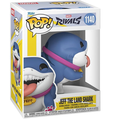 Funko Pop! Marvel Rivals (1140) Jeff The Land Shark - Bobblehead Vinyl Figure 9cm