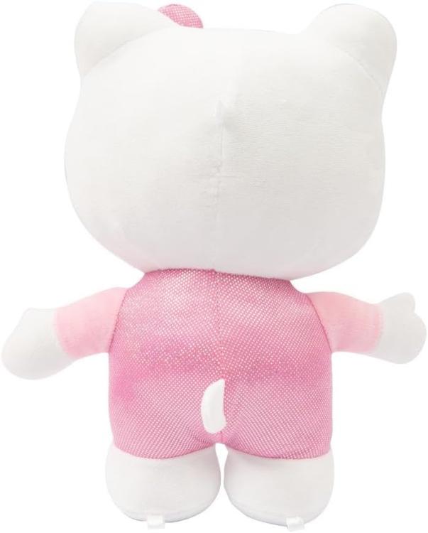 Peluche Hello Kitty Vestitino Raso Rosa 30Cm Pupazzo Morbido Collezione Plh1075