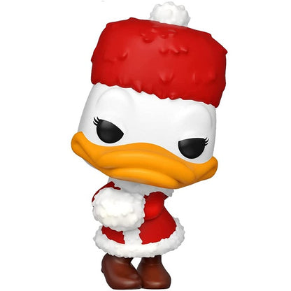 Funko Pop ! Disney Holiday - (1127) Daisy Duck Christmas Figure Paperina 9Cm