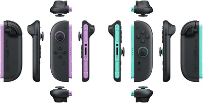 Nintendo Switch 2 -Set 2 Joy-Con Controller Viola/Verde Pad Nuovo NSW2
