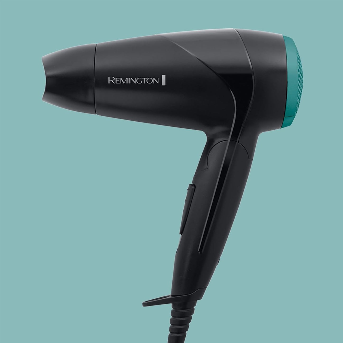 Remington Asciugacapelli 2000W - Pieghevole e Potente - Phon da Viaggio, Bacchetta e Diffusore per styling, 2 livelli di riscaldamento e ventola, On The Go D1500