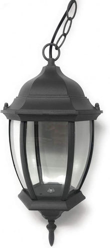 Lanterna Da Soffitto Sospensione  Con Catena Lampada Giardino Attacco E27/Grigio