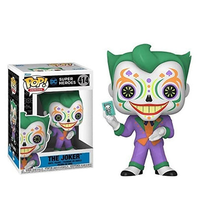 Funko Pop Dc Super Heroes 414 Joker Vinyl Action Figure Statua Da Collezione