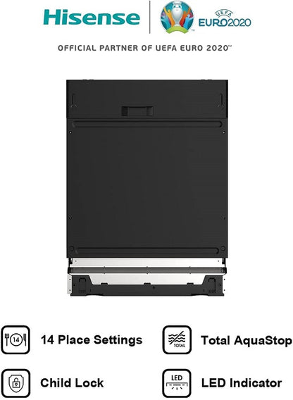 Hisense Lavastoviglie A Scomparsa Totale 14 Coperti Hv603D40 60 Cm A+++ Nero
