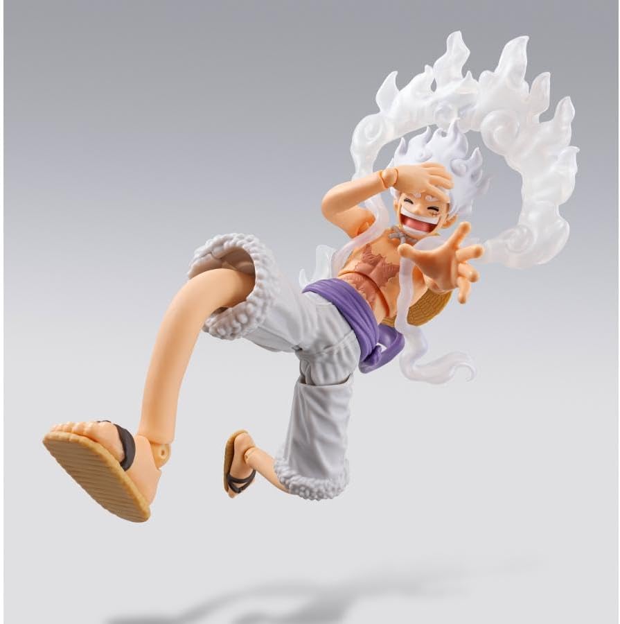 Bandai S.H. Figuarts: One Piece Monkey D. Luffy Gear 5 - Figure Articolata 16cm