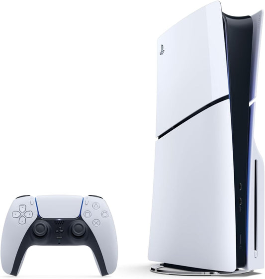 Sony Playstation 5 Ps5 Slim Disc D-Chassis Console Versione Disco + Fortnite VCR