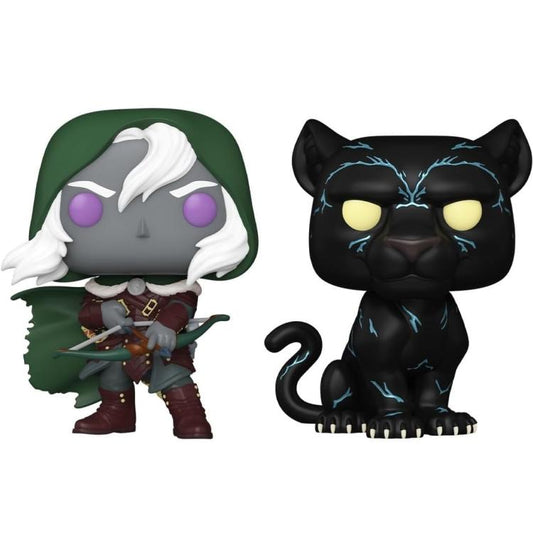 Funko Pop ! Games Dungeons & Dragons - (2 Pack) Drizzt & Guenhwyvar Vinyl Figure
