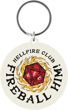 Pyramid Portachiavi Stranger Things (Hellfire Club) - Keychain In PVC Fireball Him