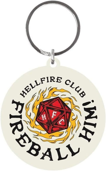 Pyramid Portachiavi Stranger Things (Hellfire Club) - Keychain In PVC Fireball Him