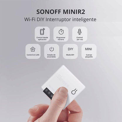Sonoff Mini R2 Switch Diy Wifi Interruttore Smart Intelligente Google Home Alexa