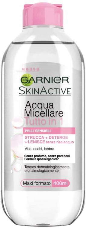 Garnier Skinactive Acqua Micellare Deterge Idrata Struccante Viso Occhi Labbra