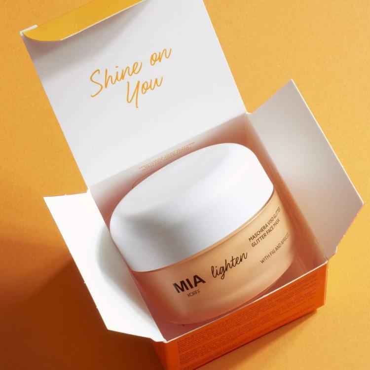 Maschera Viso Glitter Mia Korff Lighten 50Ml Scintillante Vallutata E Idratante