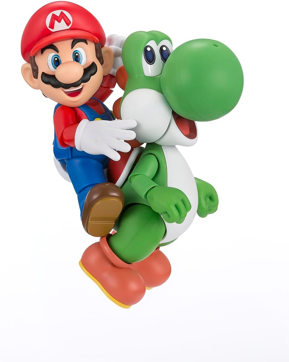 Bandai Namco S.H. Figuarts: Yoshi (Super Mario) - Figure Articolata 16cm Tamashi Nations
