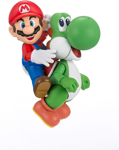 Bandai Namco S.H. Figuarts: Yoshi (Super Mario) - Figure Articolata 16cm Tamashi Nations