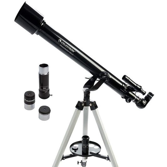 CELESTRON TELESCOPIO POWERSEEKER 60AZ TERRESTRE  ASTRONOMICO RIFRATTORE COMPLETO