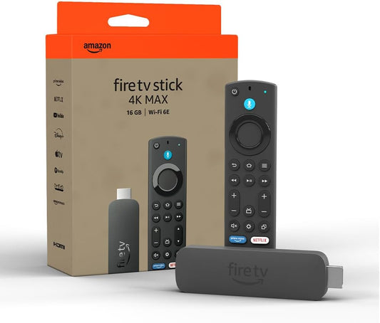 Amazon Fire Tv Stick 4k (Max) Telecomando Vocale Alexa Box Con Modalità Ambiente