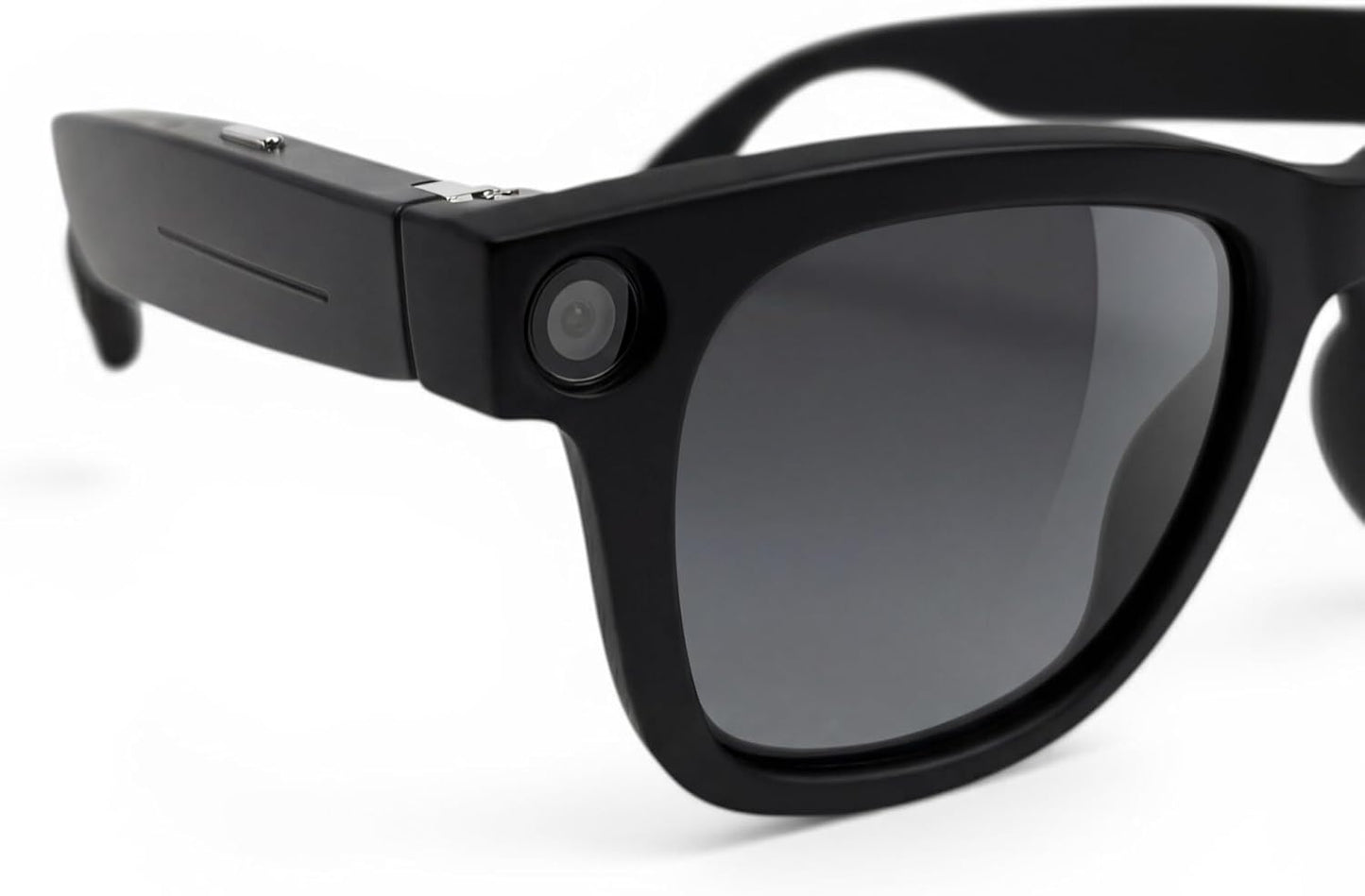 Nilox Occhiali Smart Video con Fotocamera 8MP, Registrazione Full HD UV400, Audio Open-Ear, Lenti Intercambiabili Trasparenti e Solari, Filtro Luce Blu, Autonomia Fino a 18 Ore