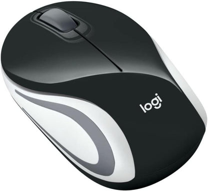 Logitech Mouse Ottico Wireless M187 Nero 3 Pulsanti Ambidestro Pc Mac Laptop