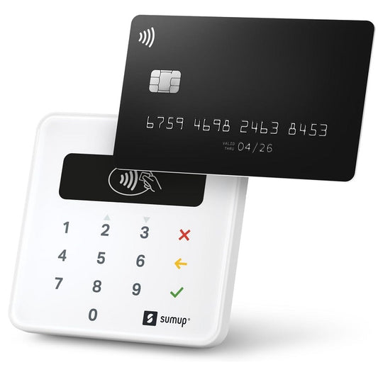 Sumup Air Lettore Carte Di Credito Bt Nfc POS Mobile Contactless Visa / Maestro