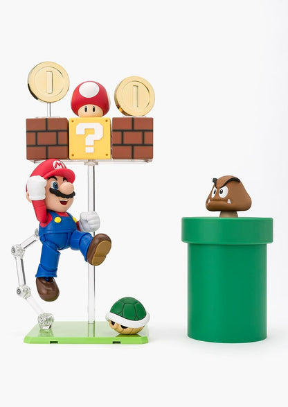 Bandai Namco S.H. Figuarts: Set di gioco Super Mario - Action Figure Tamashi Nations