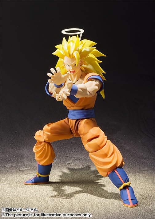 Bandai S.H. Figuarts: Dragon Ball Z Son Goku Super Saiyan 3  - Figure Articolata 16cm
