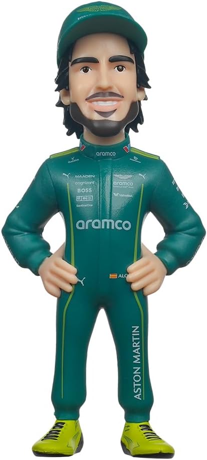 Minix F1  (Sports 107) Fernando Alonso Formula 1 Aston Martin Figure 11cm