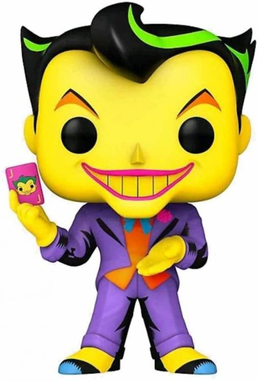 Funko Pop ! Heroes Batman Animated Series - The Joker 370 Black Light Glow Dark