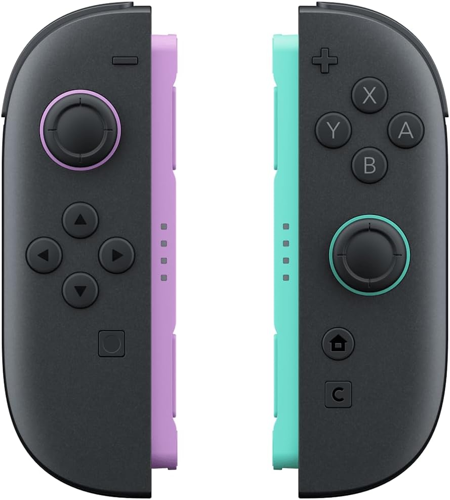 Nintendo Switch 2 -Set 2 Joy-Con Controller Viola/Verde Pad Nuovo NSW2