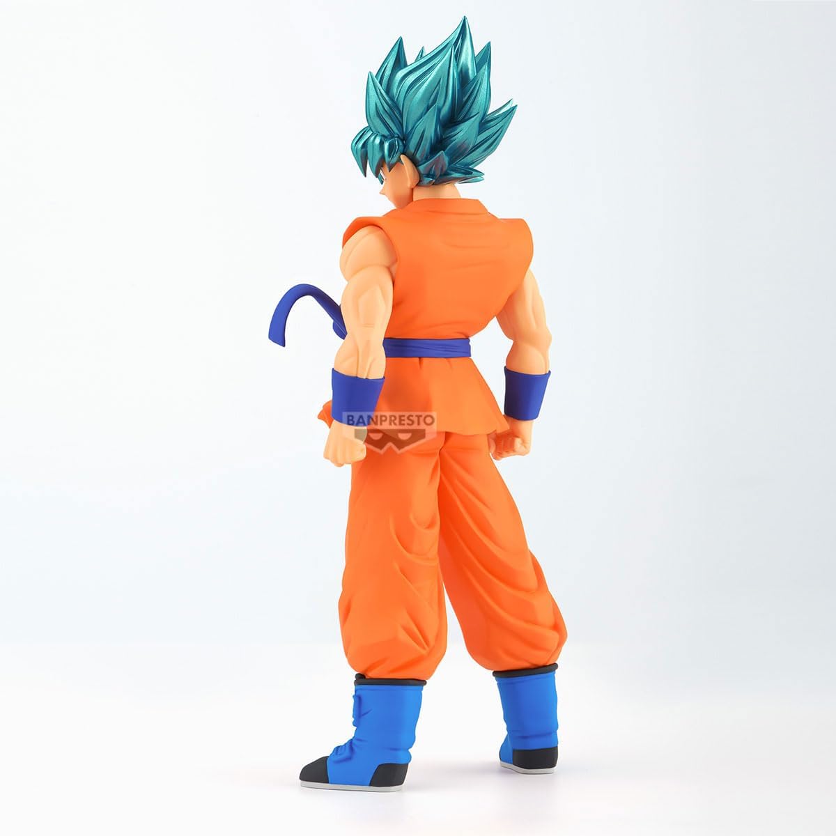 Bandai Banpresto Dragon Ball Super: Goku Super Saiyan Blu Statua Da Collezione - Blood of Saiyans Figure 18cm PVC