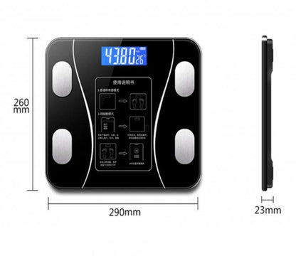BILANCIA PESAPERSONE INTELLIGENTE BLUETOOTH DIGITALE ELETTRONICA 180KG CALORIE