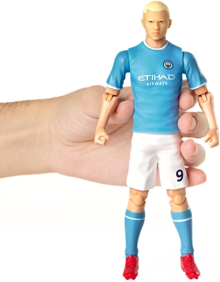 Banbo Toys - Sockers - Manchester City (Haaland) Action Figure Football/Calcio Statuetta da Collezione 20cm