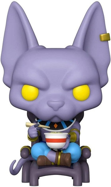 Funko Pop ! Animation Dragonball - (1110) Beerus Eating Noodles Hot Topic 9Cm
