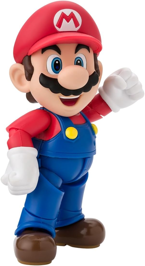 Bandai Namco S.H. Figuarts: Mario (Super Mario) - Figure Articolata 16cm Tamashi Nations