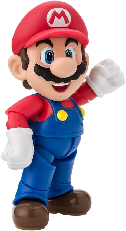 Bandai Namco S.H. Figuarts: Mario (Super Mario) - Figure Articolata 16cm Tamashi Nations