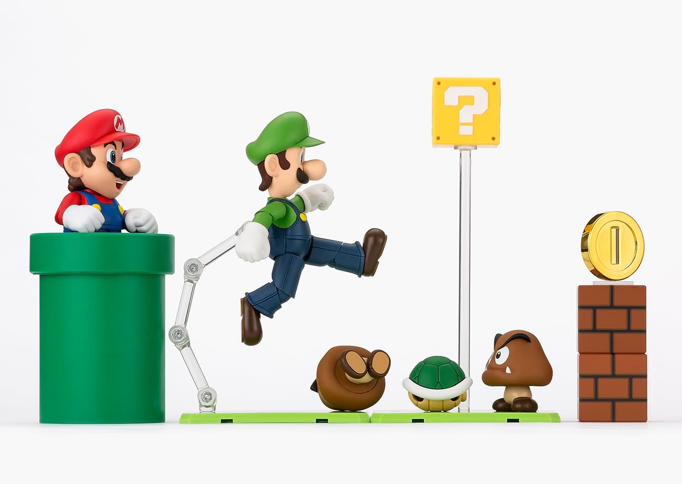 Bandai Namco S.H. Figuarts: Set di gioco Super Mario - Action Figure Tamashi Nations