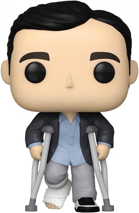 Funko Pop Tv The Office 1170 Michael Scott Standing Crutches Statuetta Figure