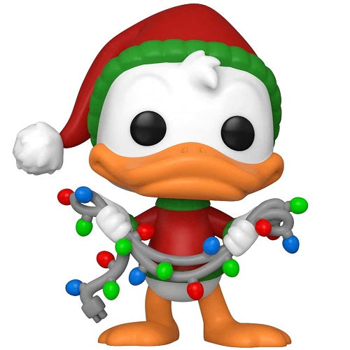 Funko Pop ! Disney Holiday - (1128) Donald Duck Vinyl Paperino Figure 9Cm Natale
