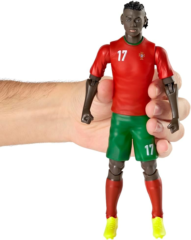 Banbo Toys - Sockers - Portogallo (Rafael Leao) Action Figure Football/Calcio Statuetta da Collezione 20cm