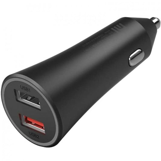Xiaomi Mi 37W Dual-Port Carcharger Caricabatterie Usb Auto Accendisigari 12V-24V