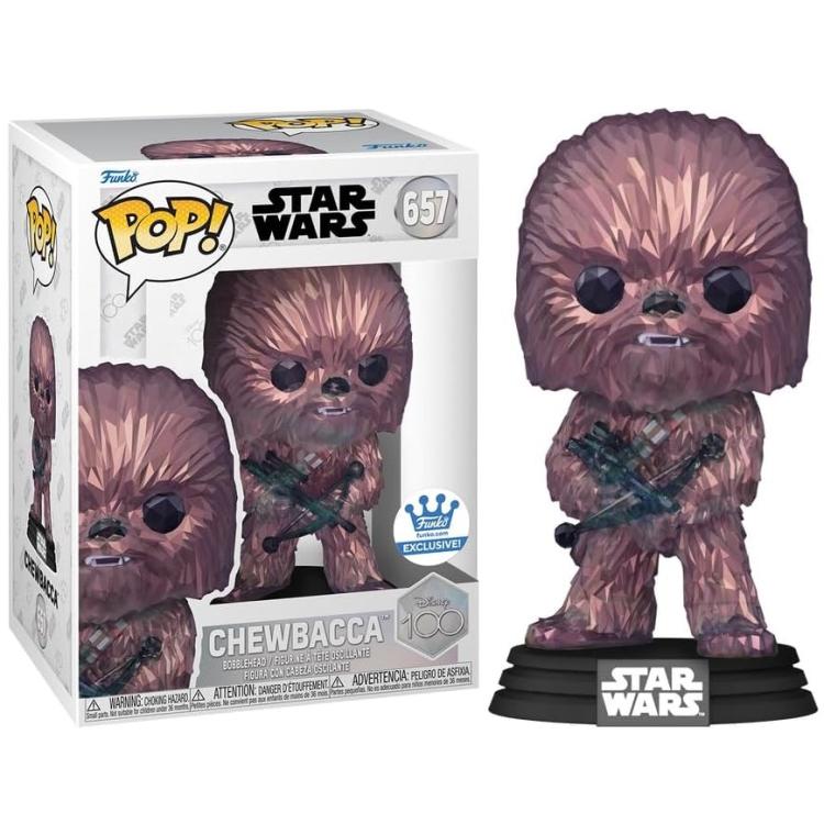 Funko Pop! Star Wars (657) Chewbacca Disney 100 - Vinyl Figure 9Cm Statuetta